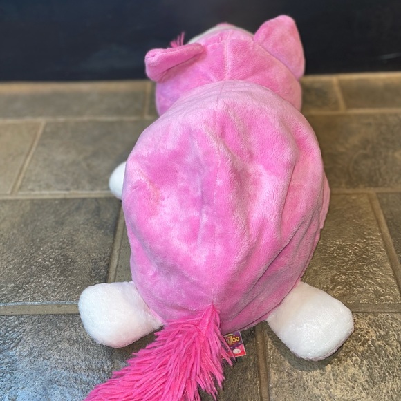 Flip A Zoo Caleb Cat Pink White Sawyer Mouse Gray Pink All Ages 18" Long 2015 - Picture 4 of 9